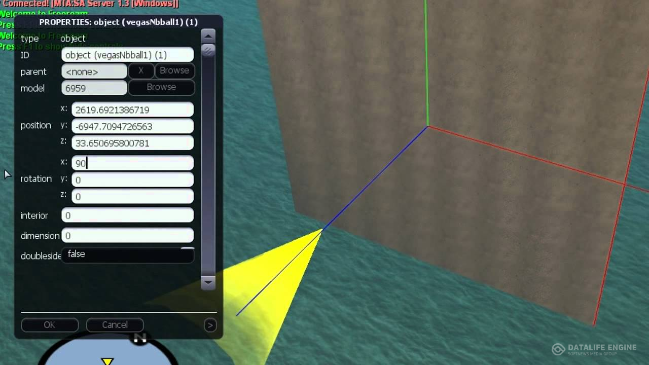MTA MAP Editor SAMP 0.3.7 ობიექტებით