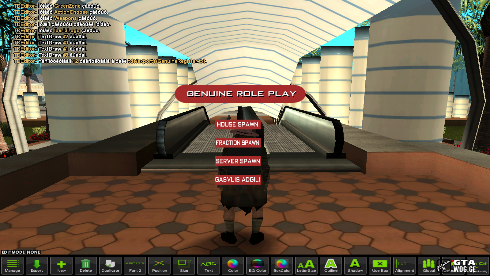 Genuine Role Play | Spawn Menu
