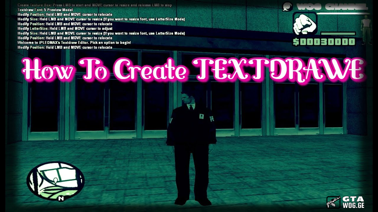 How to create TEXTDRAW SAMP (0.3.7) | 2020
