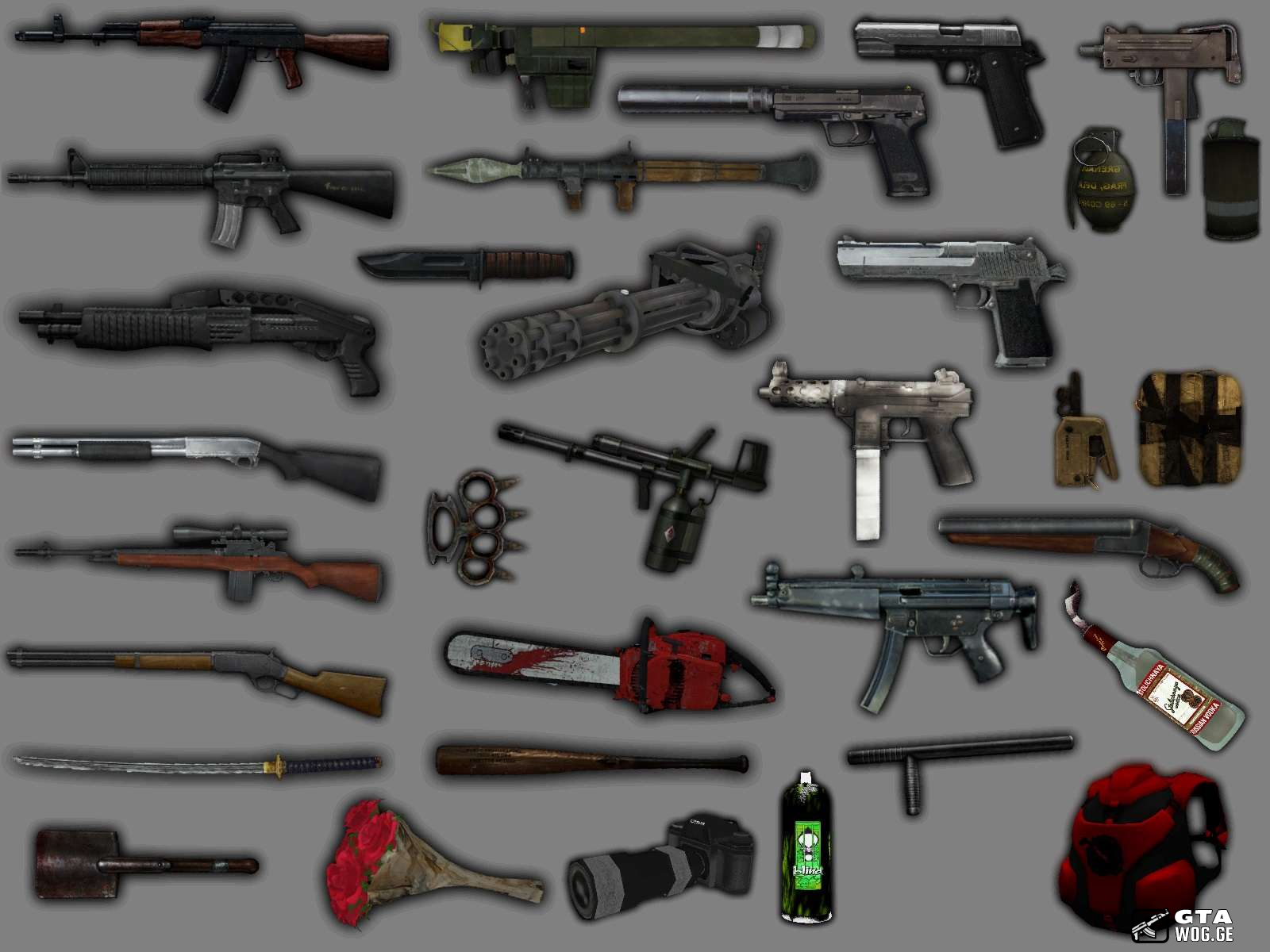 Industries  GunPack  FOR  GTA: San Andreas