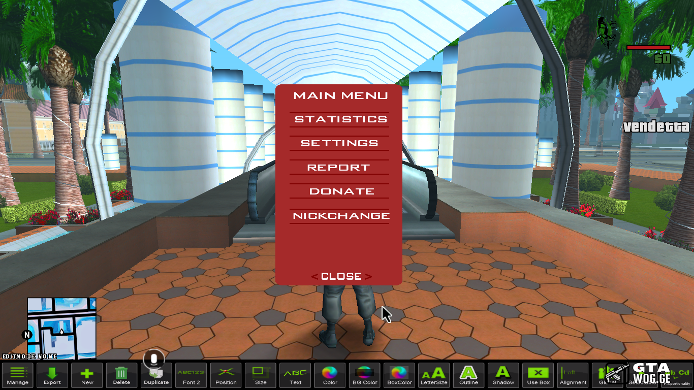[SA TXT] MainMenu Texdraw