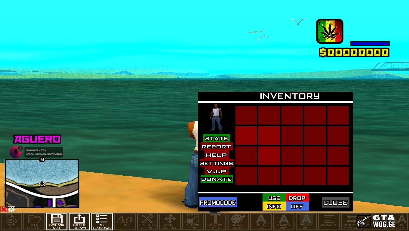 [TextDraw] ED:RP MainMenu TextDraw